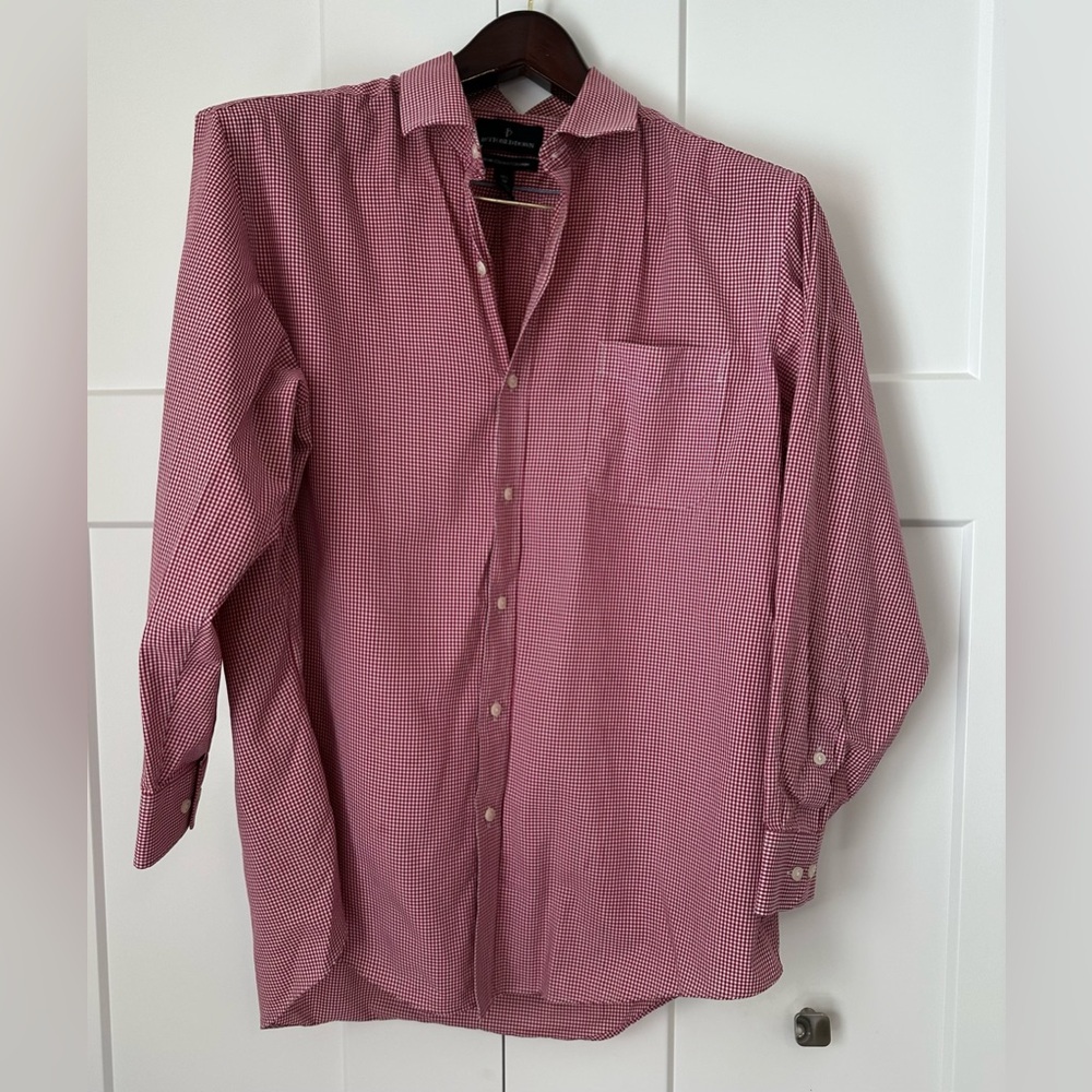 Lot of 3 Men’s Buttoned Down Brand Long-Sleeve Dress Shirts EUC